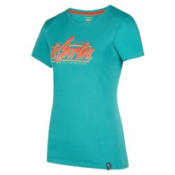 La Sportiva camiseta mujer Retro lagoon